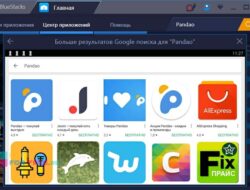 Находим в поиске приложение